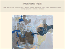 Tablet Screenshot of marciaholmes.com